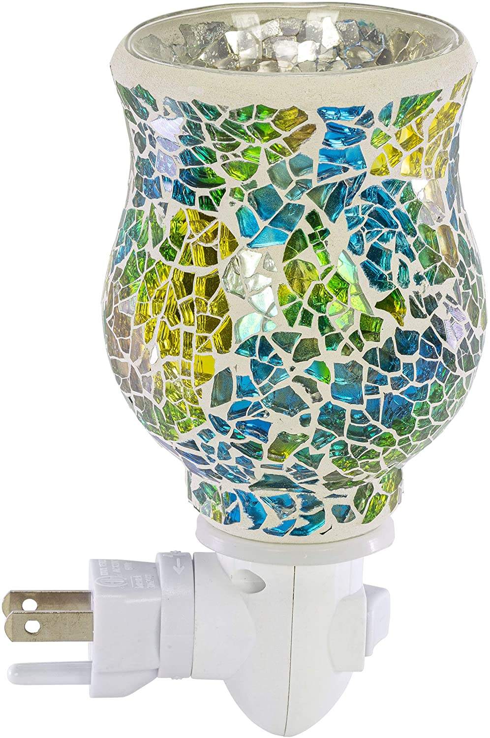 Mosaic Ceramic Electric Wax Melt Warmer Plug-In – Decorative Candle Warmer & Home Fragrance Burner