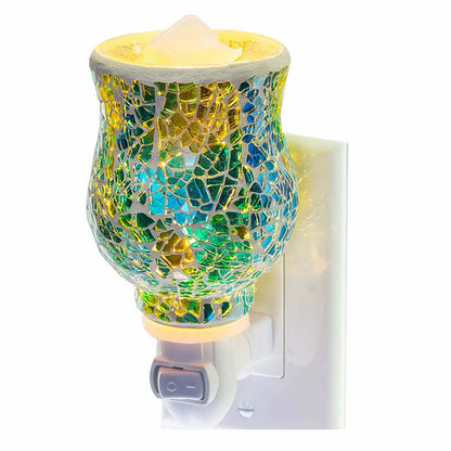 Mosaic Ceramic Electric Wax Melt Warmer Plug-In – Decorative Candle Warmer & Home Fragrance Burner