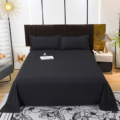 Flat Bed Sheet - Soft & Breathable Polyester for Ultimate Comfort
