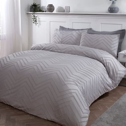 Tufted Wave Grey Duvet SB